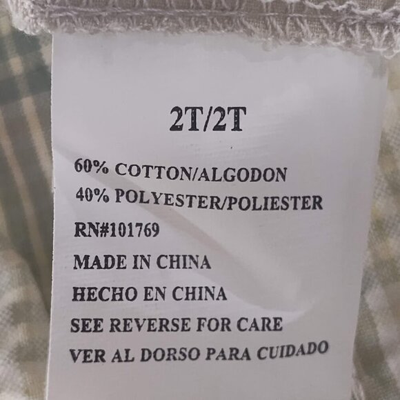 Good Lad of Philadelphia Y2K Boy's Size 2T Coverall and Collared Shirt Lion NWT - Picture 9 of 9